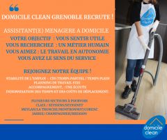 Domicile Clean Grenoble Recrute !